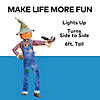 6 ft. Animated Whimsical Scarecrow Image 1