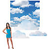 6 ft. Cloud &amp; Sky Backdrop &amp; Stand-Up Decorating Kit - 5 Pc. Image 1