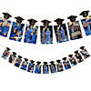 6 Ft. Graduation Hats Photo Clip Paper Party Banner - 14 Pc. Image 1