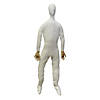 6 Ft. Life-Sized White Dummy with Hands Halloween Decoration Image 1