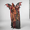 6 Ft. Standing Animated Black & Red Dragon Man Halloween Decoration Image 1