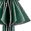 6" Glittered Green Christmas Tree Ornament Image 4