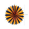 6" Halloween Hanging Paper Fans - 6 Pc. Image 1