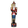 6' LED Lighted Metallic Jeweled Commercial Grade Fiberglass Christmas Nutcracker Image 1