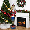 6' LED Lighted Metallic Jeweled Commercial Grade Fiberglass Christmas Nutcracker Image 1