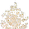 6' LED Lighted White Floral Artificial Tree - Warm White Lights Image 3