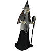 6' Lunging Witch With Digital Eyes Animated Pro Image 1