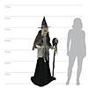 6' Lunging Witch With Digital Eyes Animated Pro Image 2