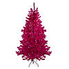 6' Metallic Pink Tinsel Artificial Christmas Tree - Unlit Image 1