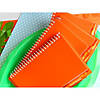 6" Orange Spiral Paper Notebooks with Black Ink Pens - 12 Pc. Image 1