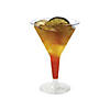 6 oz. Clear Plastic Martini Glasses (192 Glasses) Image 1