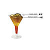 6 oz. Clear Plastic Martini Glasses (192 Glasses) Image 3