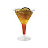 6 oz. Clear Plastic Martini Glasses (72 Glasses) Image 1