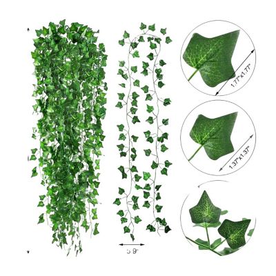 6-Pack 6.5FT Artificial Ivy Garland &amp;#8211; Hanging Vine Decor Image 1
