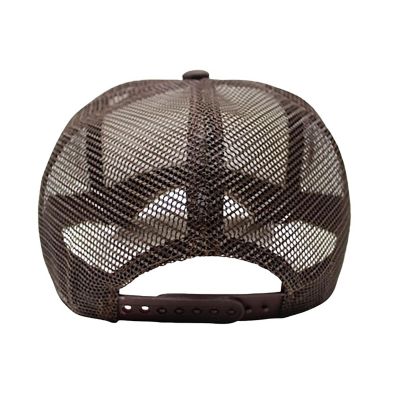 6-Pack Trucker Hat Adjustable Cap (White &amp; Brown) Image 1