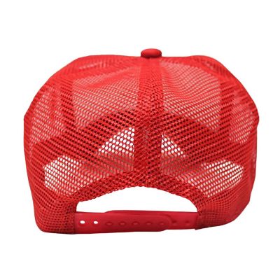 6-Pack Trucker Hat Adjustable Cap (White &amp; Red) Image 1