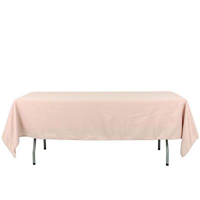 6 pcs 60x102" Polyester Rectangular Tablecloths Party Wedding Table Linens  Image 1