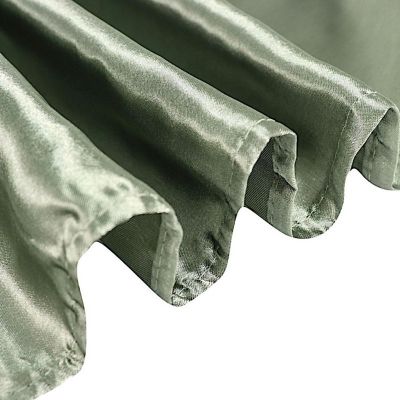 6 Pcs 90X156" Satin Rectangular Tablecloths Wedding Catering Dining Decorations Image 1