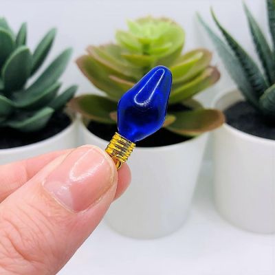 6 Pcs Mixed Christmas Lightbulb Charms Image 2
