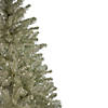 6' Unlit Medium Platinum Tinsel Artificial Christmas Tree Image 2