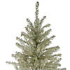6' Unlit Medium Platinum Tinsel Artificial Christmas Tree Image 3