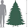 6' Unlit Medium Platinum Tinsel Artificial Christmas Tree Image 4