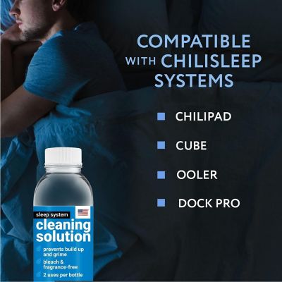 [6 Uses] Cleaner for Chili Sleep Systems &amp; for Dock Pro Sleep System - Pack of 3 2oz Bottles, Total 6oz. Image 2