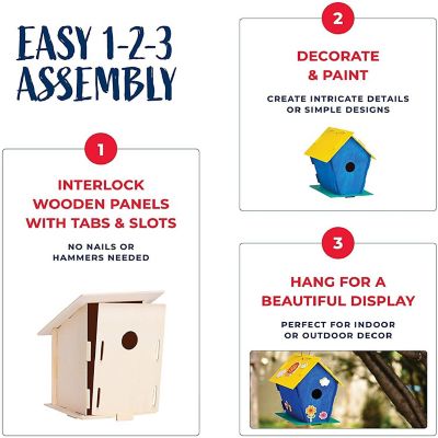 6 Wooden Birdhouses - Crafts For Girls Image 2