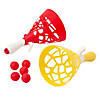 6&quot; x 10 3/4&quot; Toss &amp; Catch Plastic Cone Game Set - 7 Pc. Image 1