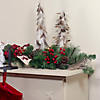 6' x 12" Bows and Berries Artificial Christmas Garland - Unlit Image 1