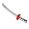 6&quot; x 28&quot; Inflatable Ninja Swords with Red Crossguard - 12 Pc. Image 1