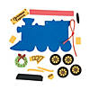 6" x 3 1/4" Christmas Express Train Ornament Craft Kit - Makes 12 Image 1