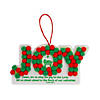 6" x 3 1/4" Joy Pom-Pom Nativity Ornament Foam Craft Kit - 12 Pc. Image 1