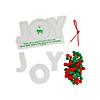 6" x 3 1/4" Joy Pom-Pom Nativity Ornament Foam Craft Kit - 12 Pc. Image 1