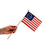 6" x 4" Patriotic 1776 Small American Flags - 12 Pc. Image 1