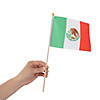 6" x 4" Small Mexican Flags - 12 Pc. Image 2