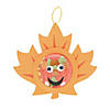 6" x 5 1/2" Fall Leaf Shaker Ornament Craft Kit - Makes 12 Image 1