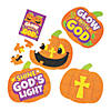 6" x 5 3/4" 20-Pc. Mini Christian Pumpkin Cardboard Jigsaw Puzzles - 12 Boxes Image 1