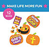 6" x 5 3/4" 20-Pc. Mini Christian Pumpkin Cardboard Jigsaw Puzzles - 12 Boxes Image 2