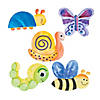 6" x 5" DIY Assorted Spring Bug Paper Watercolor Shapes - 50 Pc. Image 1