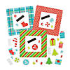 6" x 6" Christmas Picture Frame Magnet Craft Kit Assortment - Makes 24 Image 1