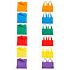6" x 6" Mini Nonwoven Bright Color Tote Bags - 12 Pc. Image 1