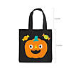 6" x 6" Mini Nonwoven Ghoul Gang Tote Bags - 12 Pc. Image 1