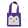 6" x 6" Mini Penguin Nonwoven Tote Bags - 12 Pc. Image 1