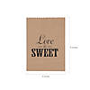 6" x 8 1/2" Bulk 150 Pc. Love Is Sweet Treat Bags Image 1