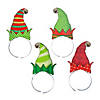 6" x 8 1/2" Christmas Elf Hat Plastic Headbands Assortment - 12 Pc. Image 1