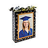 6" x 8" Graduate Photo Cardstock Table Centerpieces with Gold Foil Spray - 3 Pc. Image 1