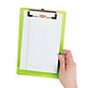 6" x 9" Mini Transparent Bright Colors Plastic Clipboards &#8211; 6 Pc. Image 2