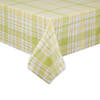 60" X 104" Lemon Bliss Plaid Tablecloth Image 1