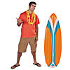 60" x 20" Tropical Colors Inflatable Vinyl Surfboard Image 1